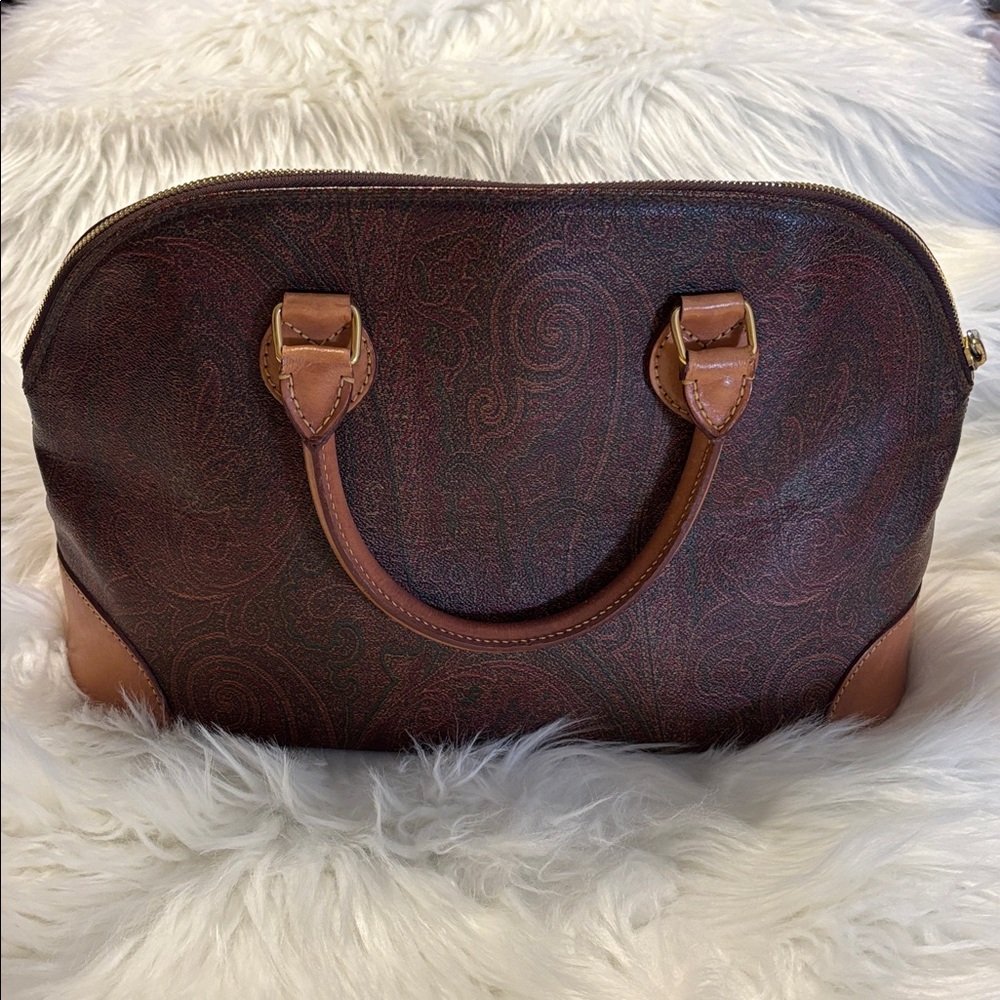 Authentic Vintage Etro Milano Paisley Handbag